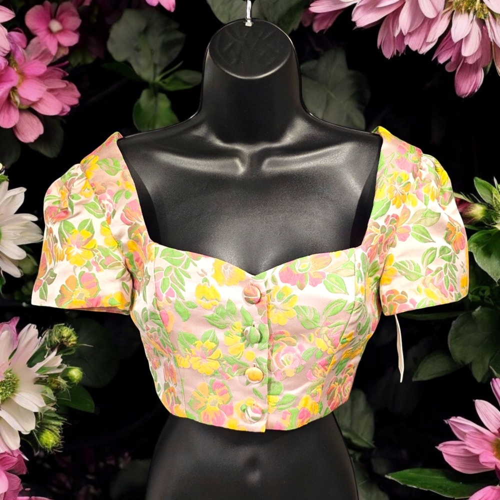MAJORELLE Jade Top In Flamingo Pink XS